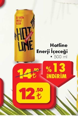 Hotline Enerji İçeceği 500 ml  image