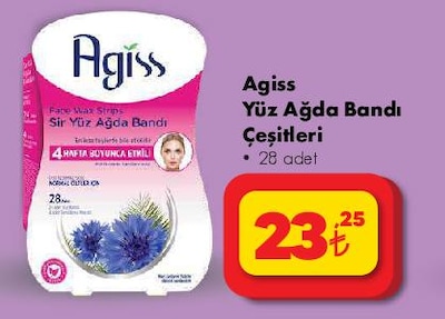 Agiss Yüz Ağda Bandı Çeşitleri 28 adet image