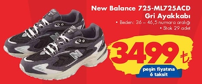 New Balance 725-ML725ACD Gri Ayakkabı image