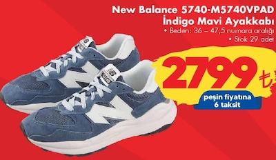 New Balance 5740-M5740VPAD İndigo Mavi Ayakkabı image