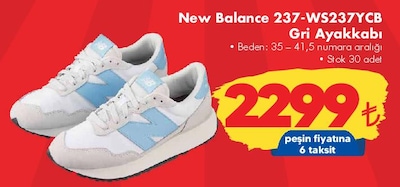 New Balance 237-WS237YCB Gri Ayakkabı image