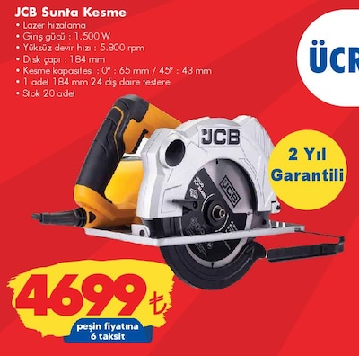 JCB Sunta Kesme 1500 W image