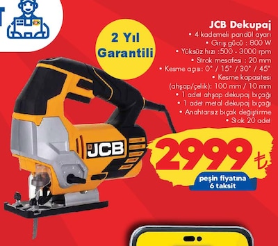 JCB Dekupaj 800 W image