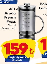 3'ü 1 Arada French Press 750 ml image