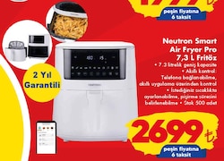 Neutron Smart Air Fryer Pro 7,3 L Fritöz image