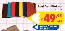 Suni Deri Bloknot 12x17 cm image