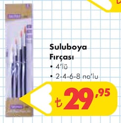 Suluboya Fırçası 4'lü image