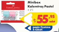 Faber Castell Minibox Kalemtraş 2'li image