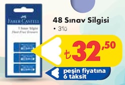Faber Castell 48 Sınav Silgisi 3'lü image