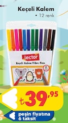 Lector Keçeli Kalem 12 Renk image