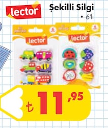 Lector Şekilli Silgi 6'lı image