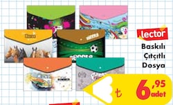 Lector Baskılı Çıtçıtlı Dosya image