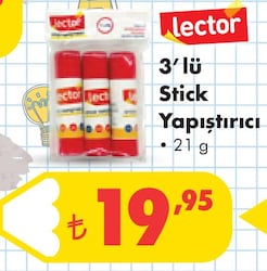 Lector 3'lü Stick Yapıştırıcı 21 g image