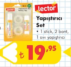Lector Yapıştırıcı Set image