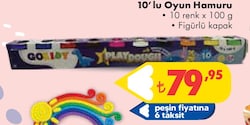 10'lu Oyun Hamuru 10 Renkx100 gr image