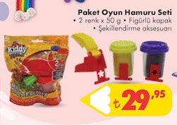 Paket Oyun Hamuru Seti 2 renk x 50 gr image