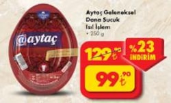 Aytaç Geleneksel Isıl İşlem Dana Sucuk 250 g  image