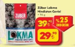 Züber Lokma Hindistancevizi 96 g  image