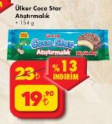 Ülker Coco Star Atıştırmalık 154 g  image