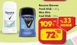 Rexona Shower Fresh Stick 40 g/Men Extra/Cool Stick 50 g image