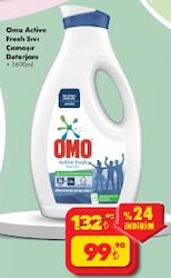 Omo Active Fresh Sıvı Çamaşır Deterjanı 1690 ml image