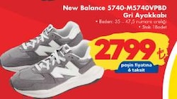 New Balance 5740-M5740VPBD Gri Ayakkabı image