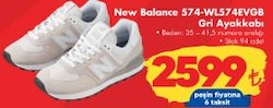 New Balance 574-WL574EVGB Gri Ayakkabı  image