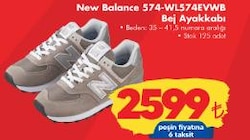 New Balance 574-WL574EVWB Bej Ayakkabı image