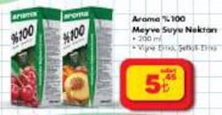 Aroma %100 Meyve Suyu Nektarı 200 ml image