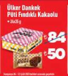 Ülker Dankek Pöti Fındıklı Kakaolu 24x35 g image