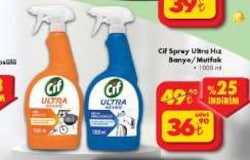 Cif Sprey Ultra Hız Banyo/Mutfak 1000 ml image