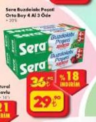 Sera Buzdolabı Orta Boy Poşeti 4x20 Adet  image