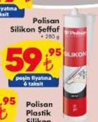 Polisan Silikon Şeffaf 280 gr image