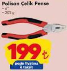 Polisan Çelik Pense 6 inç 202 gr image