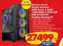 Gamers Arena Sangal Extreme AMD Ryzen 5 5600 16 GB DDR4 512 GB SSD 8 GB RTX3070T image