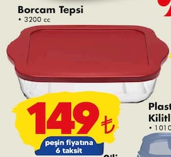 Paşabahçe Borcam Tepsi 3200 cc image