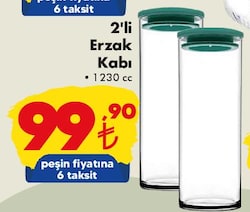 Paşabahçe 2'li Erzak Kabı 1230 cc image