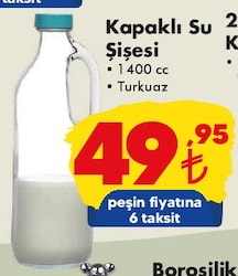 Paşabahçe Kapaklı Su Şişesi 1400 cc image