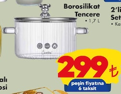 Borosilikat Tencere 1,7 L image