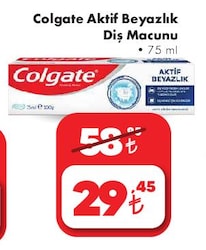 Colgate Aktif Beyazlık Diş Macunu 75 ml image