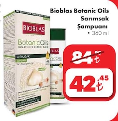 Bioblas Botanic Oils Sarımsak Şampuanı 360 ml image