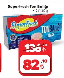 Superfresh Ton Balığı 2x140 g image