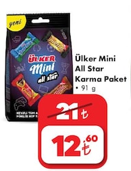 Ülker Mini All Star Karma Paket 91 g image