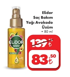 Elidor Saç Bakım Yağı Avokado Üzüm 80 ml image