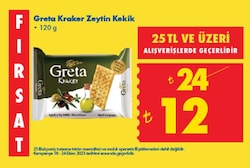 Greta Kraker Zeytin Kekik 120 g image