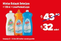 Mintax Bulaşık Deterjan 1350 ml Çeşitleri image