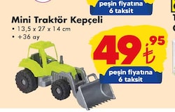 Gokidy Mini Traktör Kepçeli image