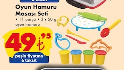 Gokidy Oyun Hamuru Masası Seti 3x50 g image