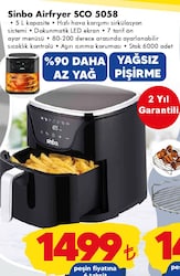 Sinbo Airfryer SCO 5058 5 L image