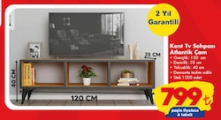 Tiamob Kent Tv Sehpası Atlantik Çam image